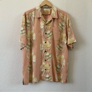 Tommy Bahama Silk Hawaiian Tropical Pint Shirt, Sz L